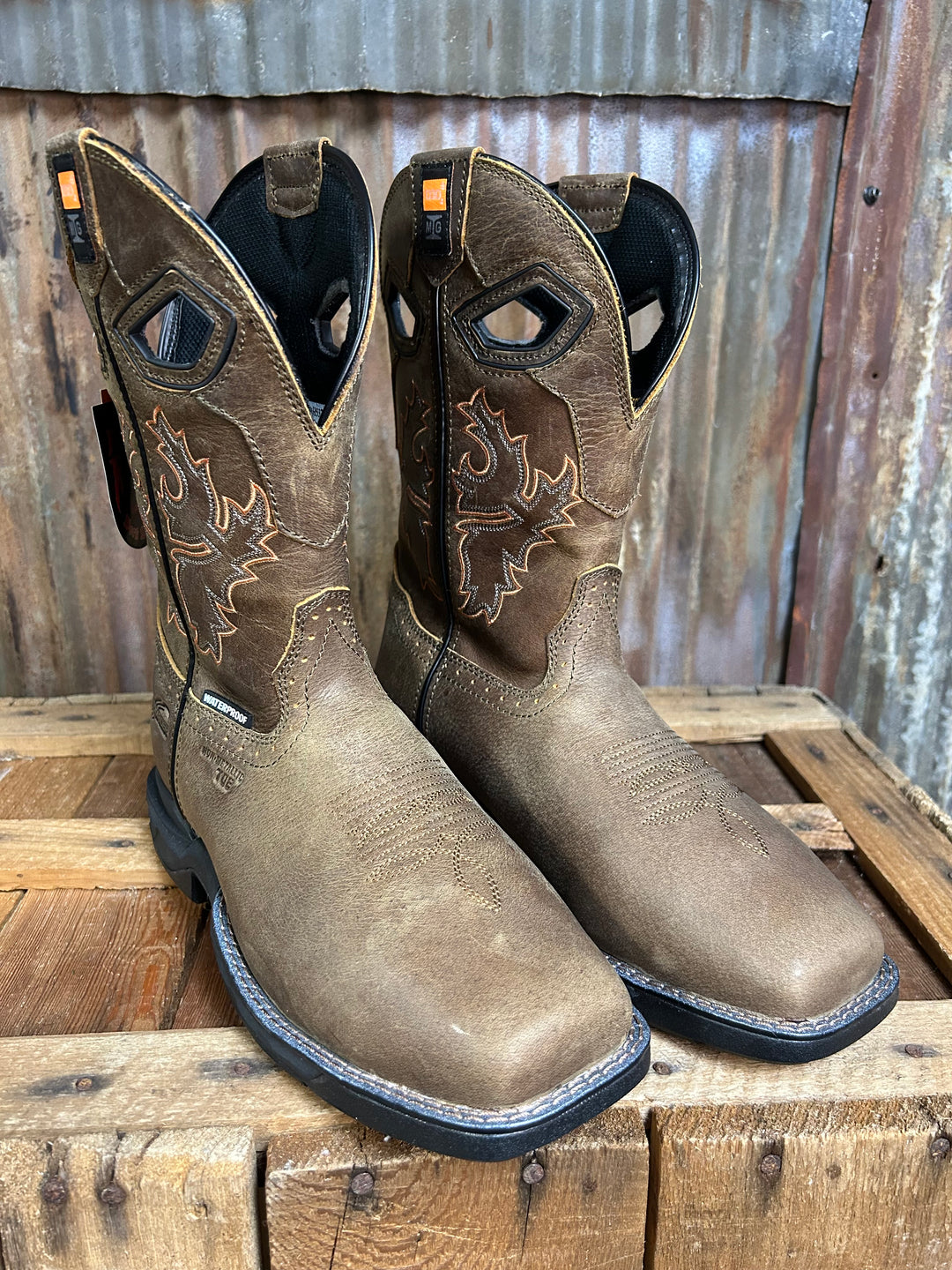 Double H® Men\'s Phantom Rider REDEEMER 10.5D Square Toe Roper Boots DH5379 Men main image 4