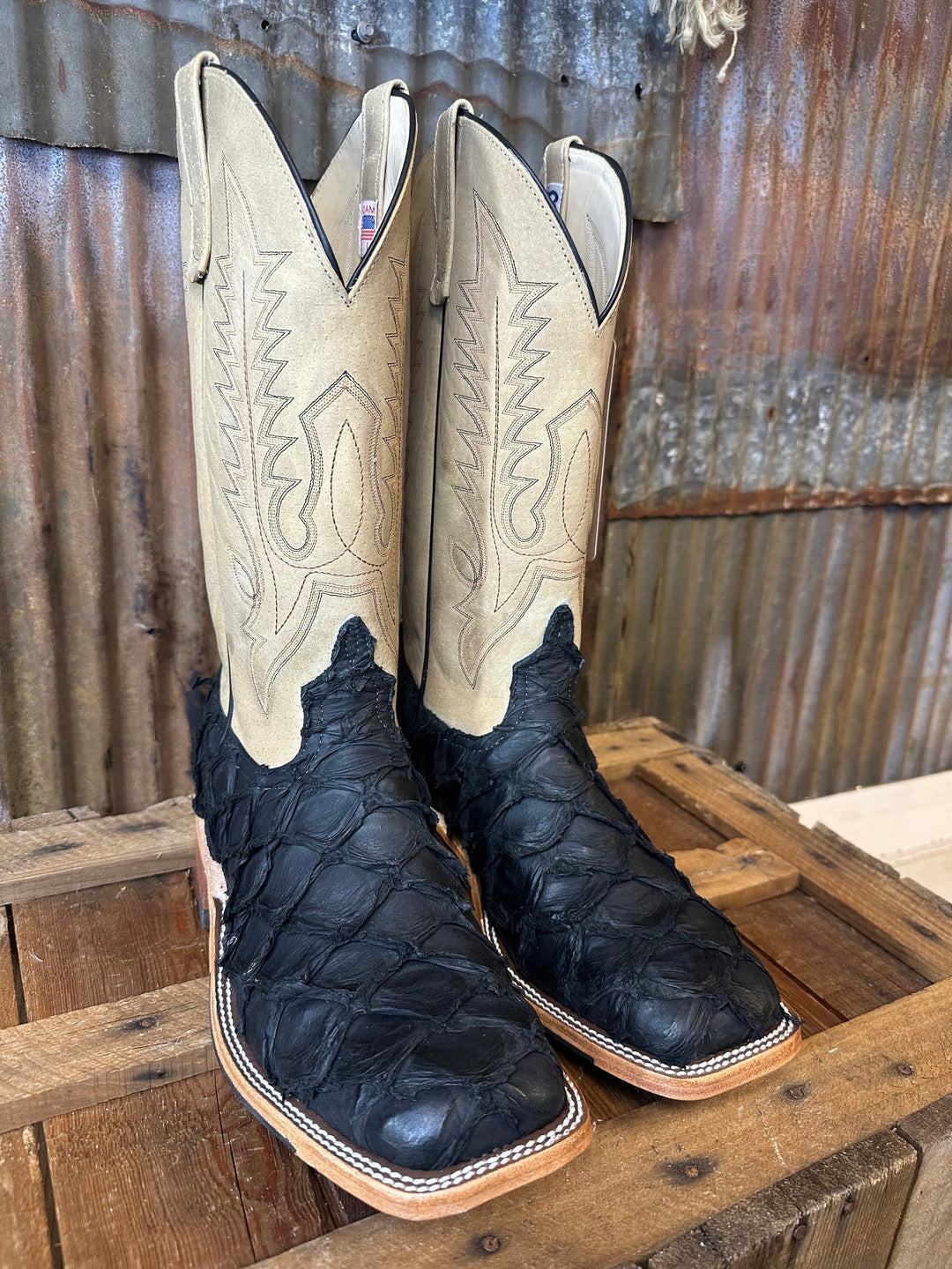 Anderson Bean Black Matte Big Bass Western Boot – Gilleys  display picture 3