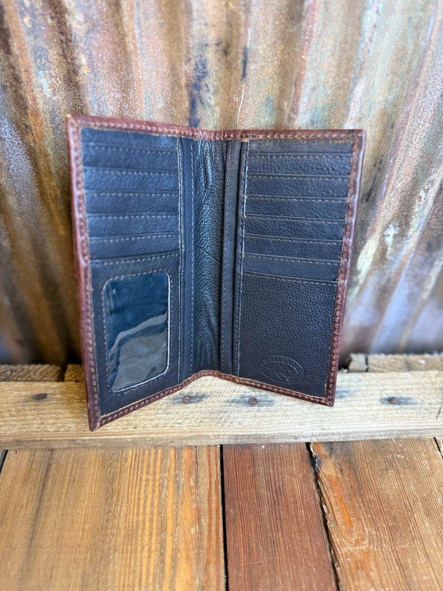 Challenger Western Brown Leather Rodeo Wallet – Gilleys Western*Work ...