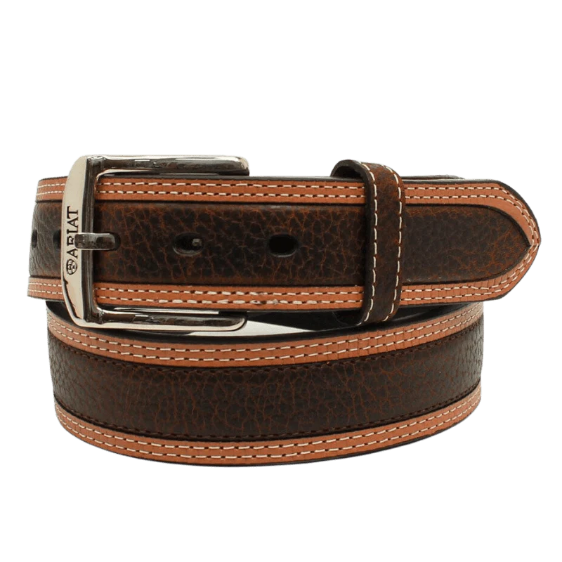 Ariat Two-Toned Western Belt – Gilleys Western*Work*Outdoor display picture 1