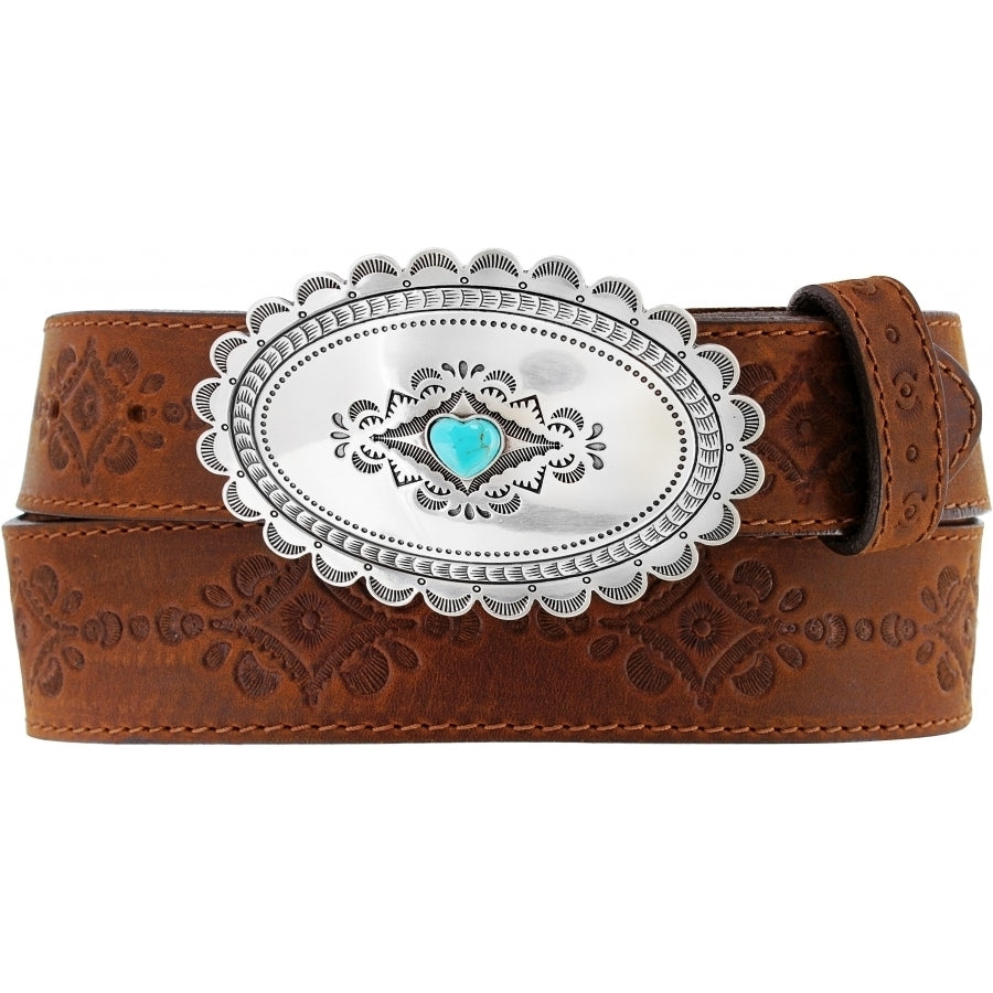 Brighton Navajo Heart Belt – Gilleys Western*Work*Outdoor display picture 1