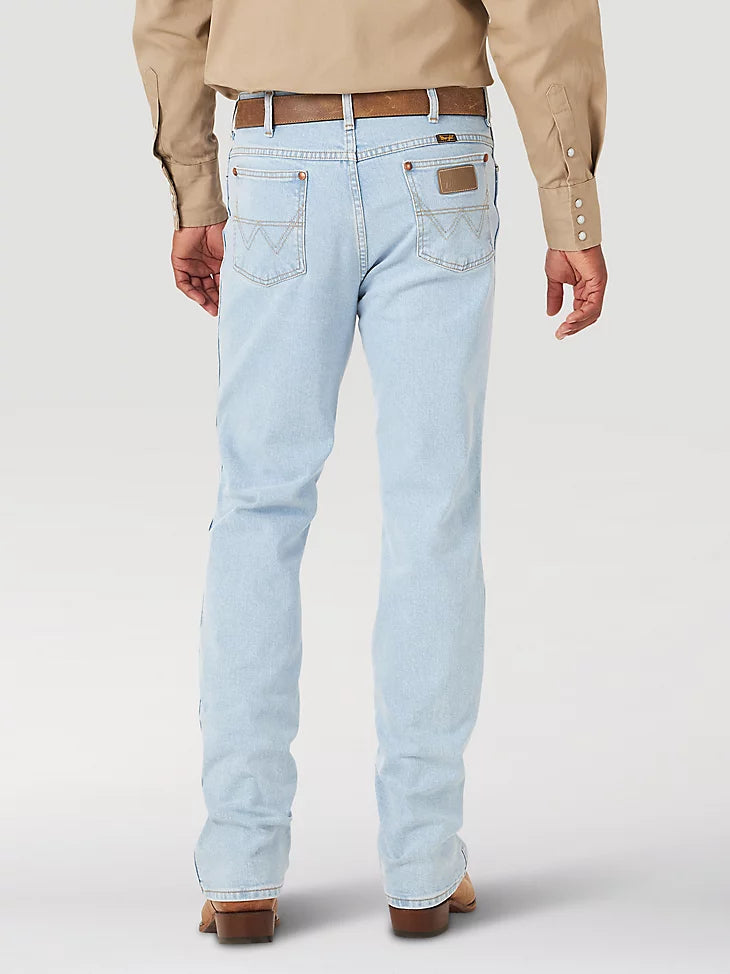 Finders Keepers FK－51746 COWBOY Jean WRANGLER® COWBOY CUT® SLIM FIT ACTIVE FLEX JEANS IN BLEACH