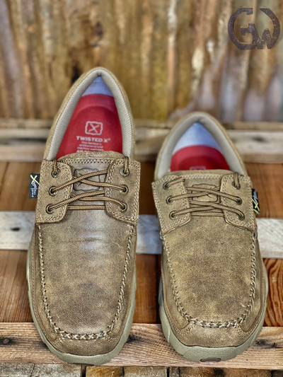 Twisted X Work Boat Shoe Driving Moc